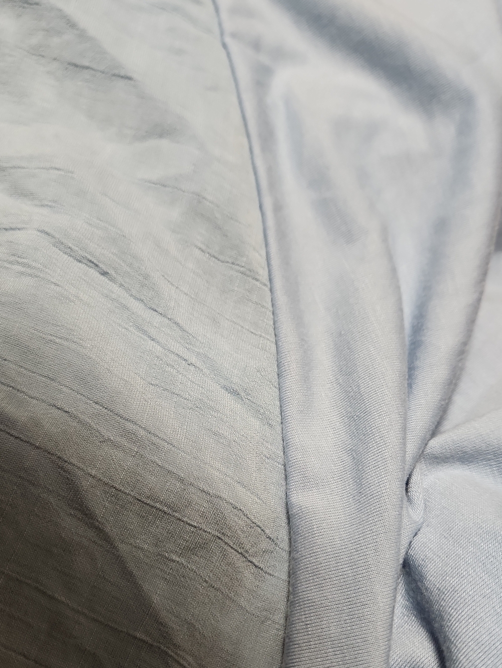 Notations Women's Pale Blue Short-Sleeve Button Shirt 2X - Picture 7 of 7